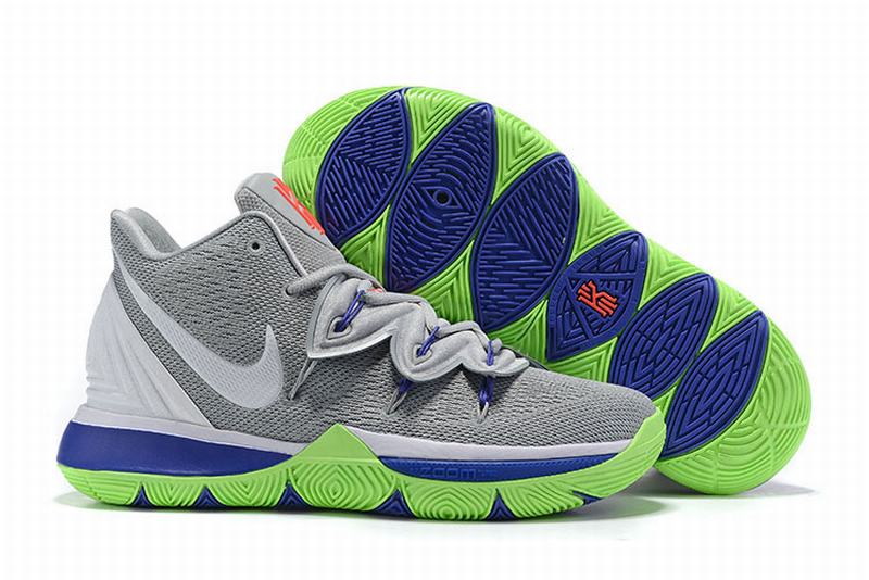 kyrie irving shoes green and gray