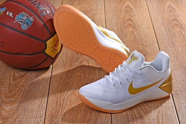 Nike Kobe 11 AD Shoes White Gold