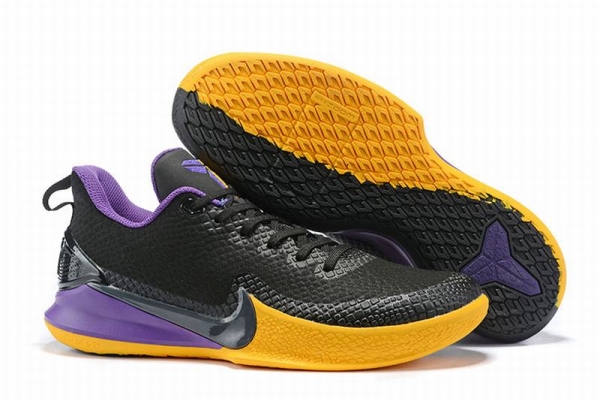 Nike Kobe Mamba Focus 5 Shoes Black Purple Yellow
