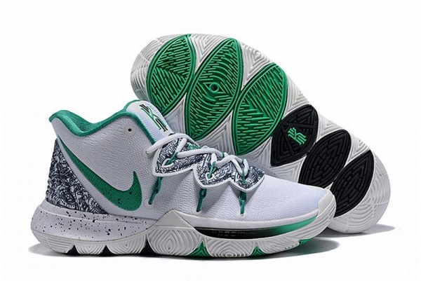 Nike Kyire 5 White Green-logo