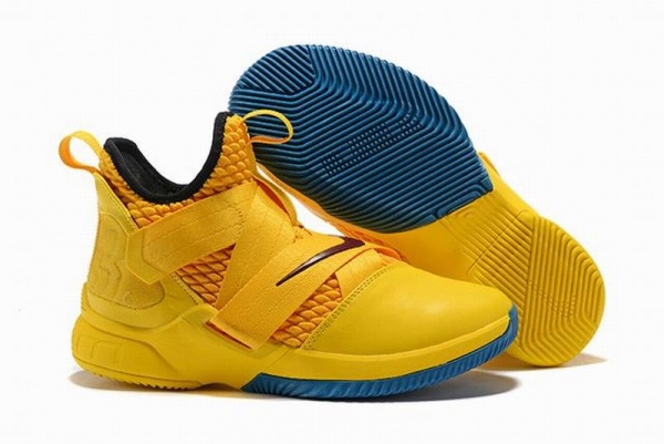 Nike Lebron James Soldier 12 Shoes Knight Yellow