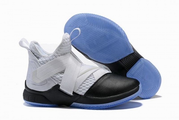 Nike Lebron James Soldier 12 Shoes White Black