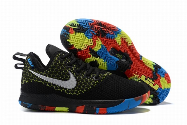Nike Lebron James Witness 3 Shoes Black Colorful