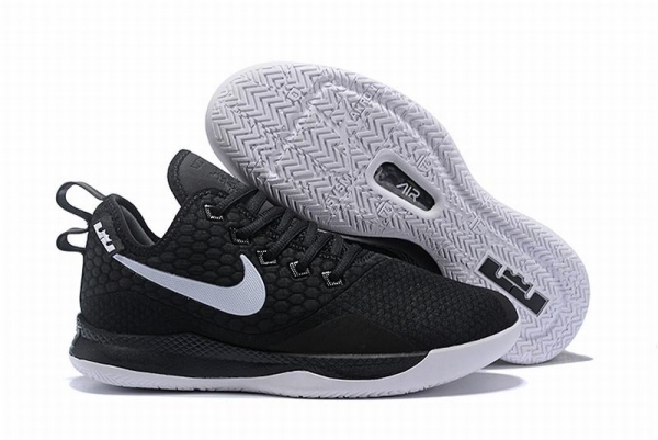 Nike Lebron James Witness 3 Shoes Black White