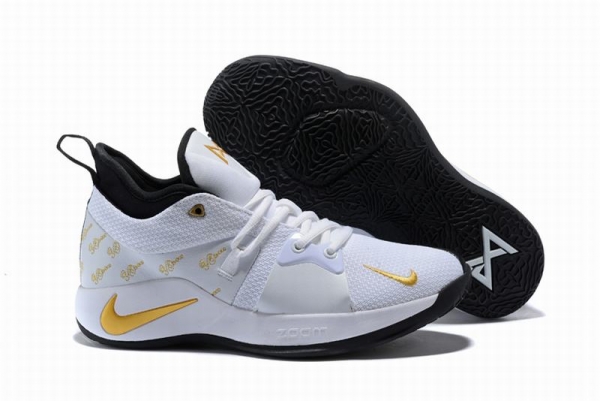 Nike PG 2 White Gold Black
